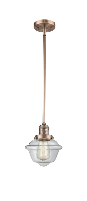 Innovations 201S-AC-G532 One Light Mini Pendant, Antique Copper