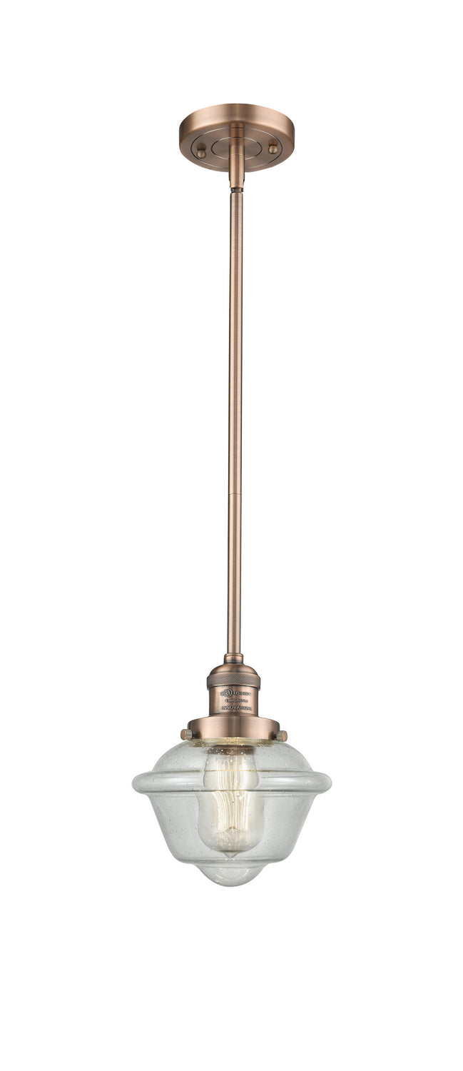 Innovations 201S-AC-G534-LED LED Mini Pendant, Antique Copper
