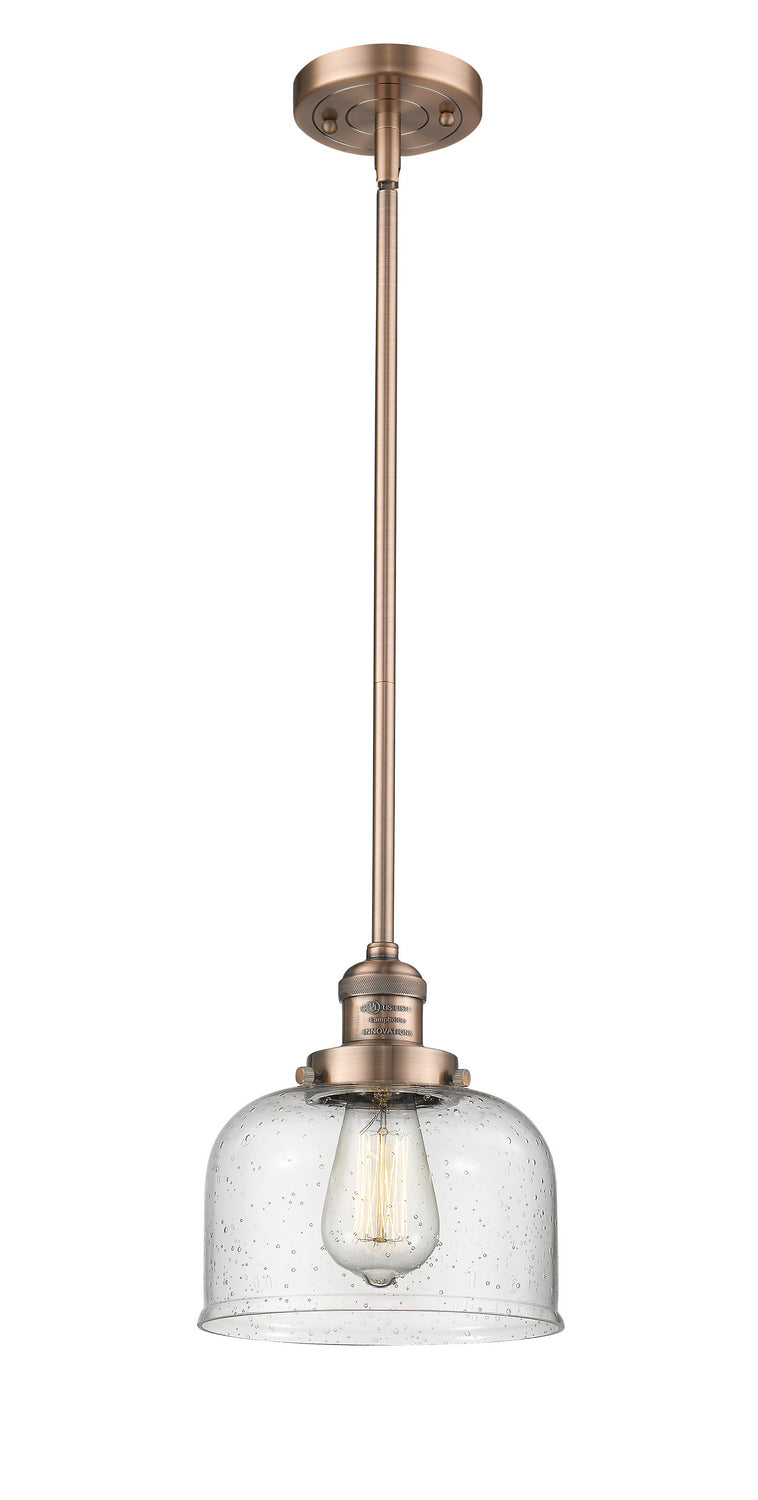 Innovations 201S-AC-G74-LED LED Mini Pendant, Antique Copper