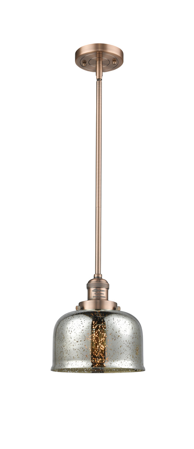 Innovations 201S-AC-G78 One Light Mini Pendant, Antique Copper