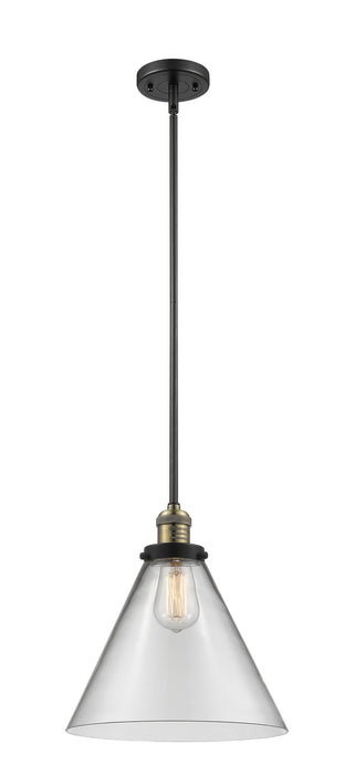 Innovations 201S-BAB-G42-L One Light Mini Pendant, Black Antique Brass