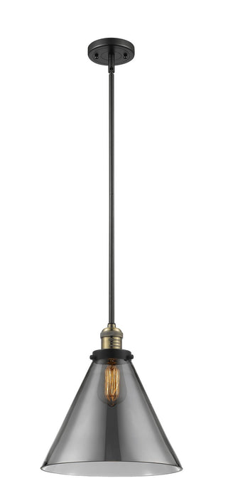 Innovations 201S-BAB-G43-L-LED LED Mini Pendant, Black Antique Brass