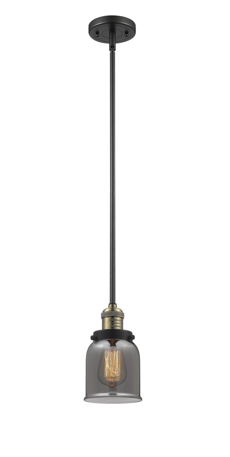 Innovations 201S-BAB-G53-LED LED Mini Pendant, Black Antique Brass