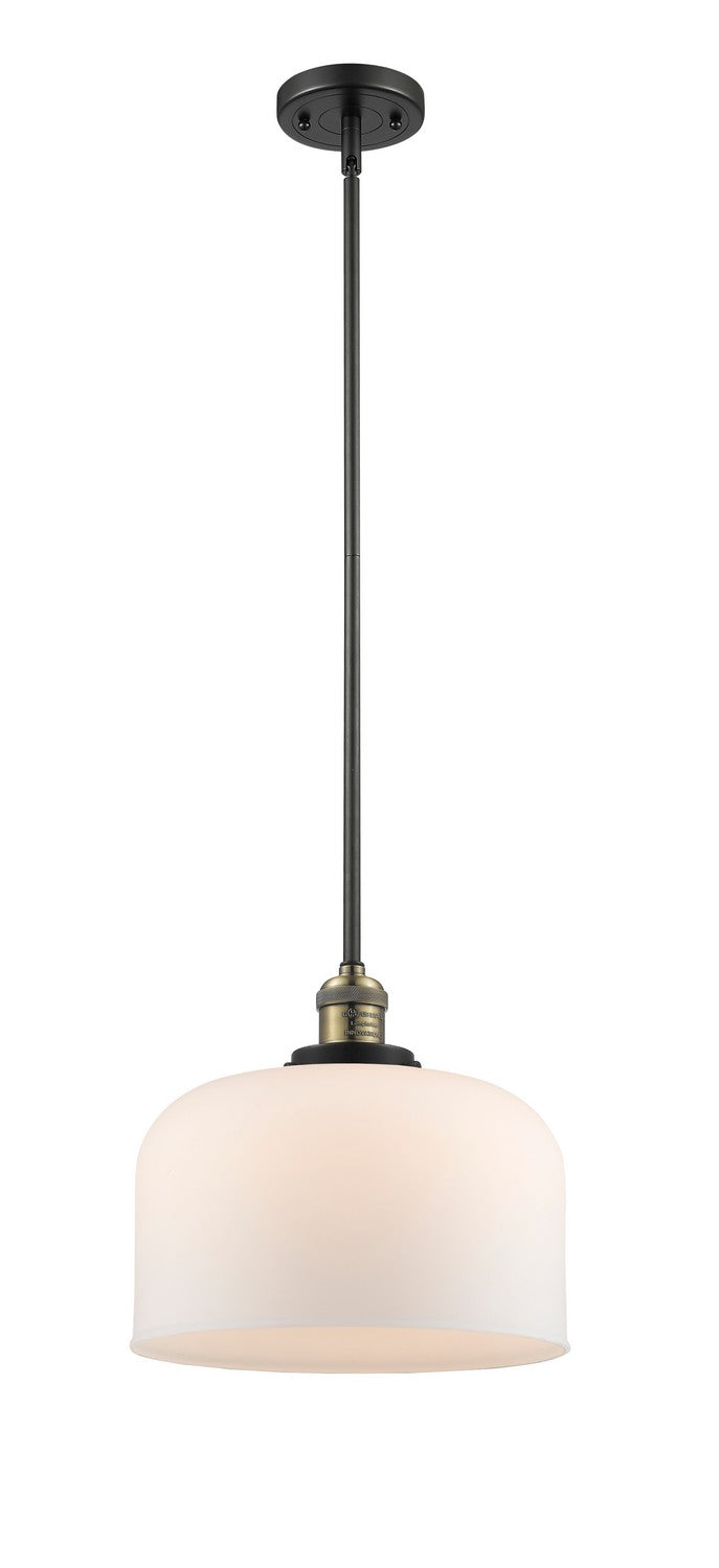 Innovations 201S-BAB-G71-L One Light Mini Pendant, Black Antique Brass