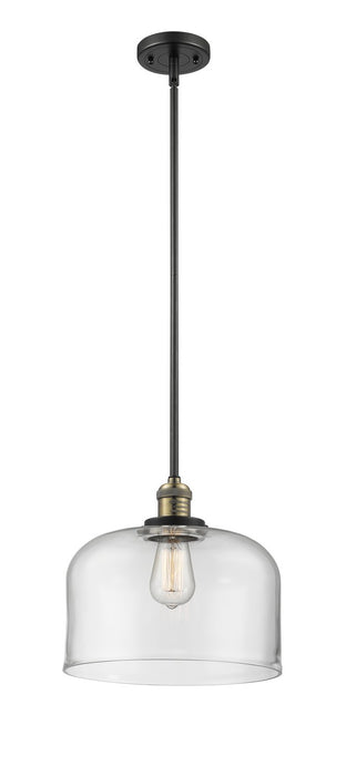 Innovations 201S-BAB-G72-L One Light Mini Pendant, Black Antique Brass
