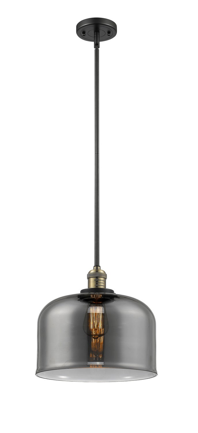 Innovations 201S-BAB-G73-L One Light Mini Pendant, Black Antique Brass