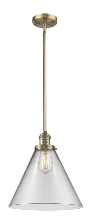 Innovations 201S-BB-G42-L One Light Mini Pendant, Brushed Brass