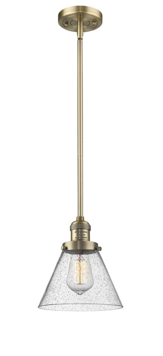 Innovations 201S-BB-G44 One Light Mini Pendant, Brushed Brass