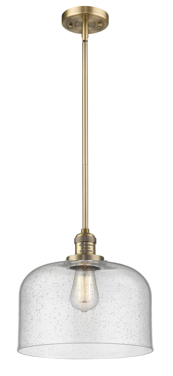 Innovations 201S-BB-G74-L-LED LED Mini Pendant, Brushed Brass
