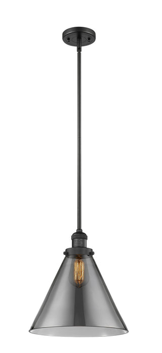 Innovations 201S-BK-G43-L-LED LED Mini Pendant, Matte Black