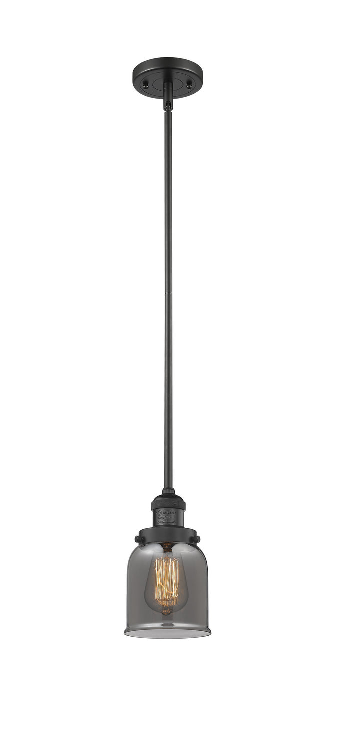 Innovations 201S-BK-G53 One Light Mini Pendant, Matte Black