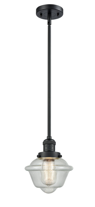 Innovations 201S-BK-G534 One Light Mini Pendant, Matte Black
