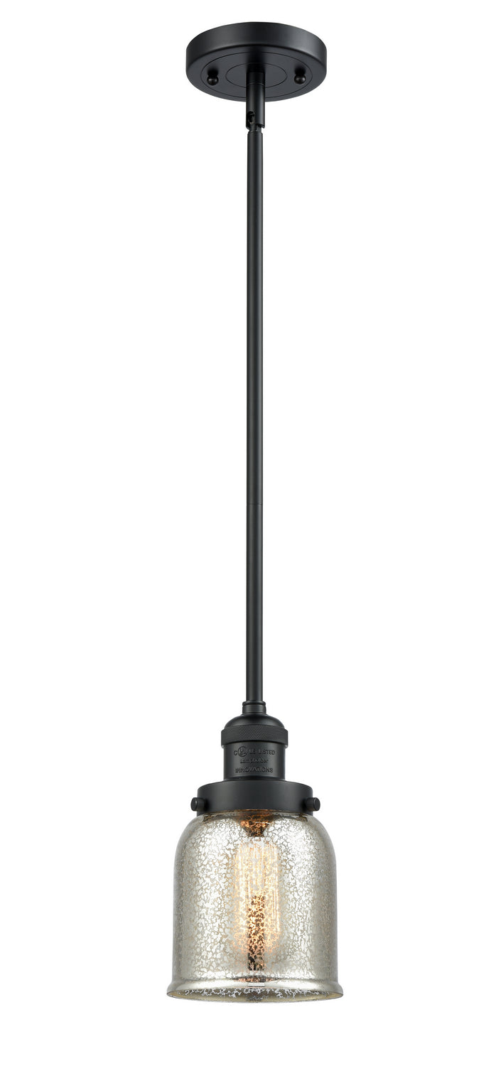 Innovations 201S-BK-G58 One Light Mini Pendant, Matte Black