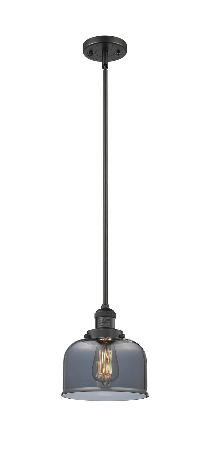 Innovations 201S-BK-G73 One Light Mini Pendant, Matte Black