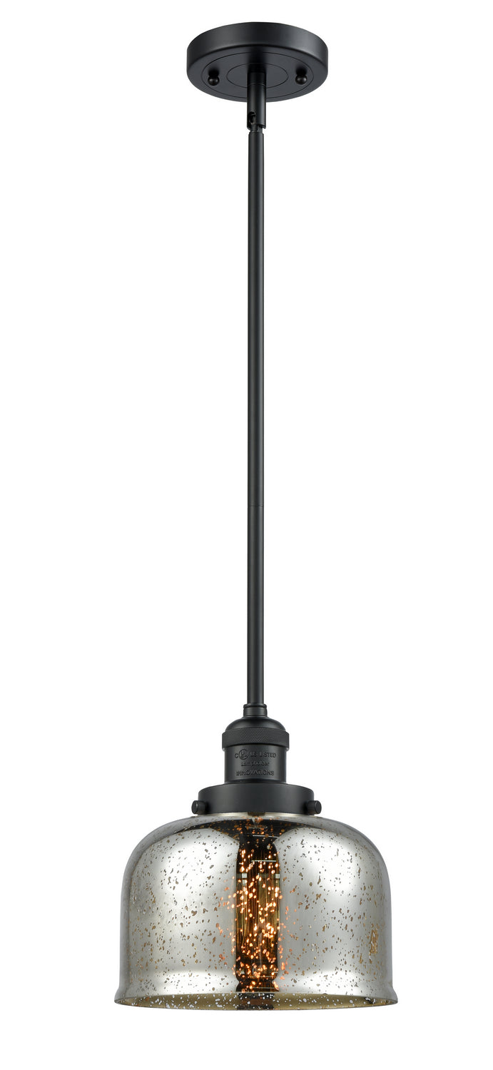 Innovations 201S-BK-G78 One Light Mini Pendant, Matte Black
