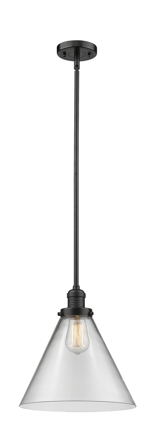 Innovations 201S-OB-G42-L One Light Mini Pendant, Oil Rubbed Bronze