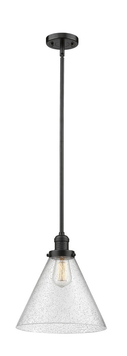 Innovations 201S-OB-G44-L One Light Mini Pendant, Oil Rubbed Bronze