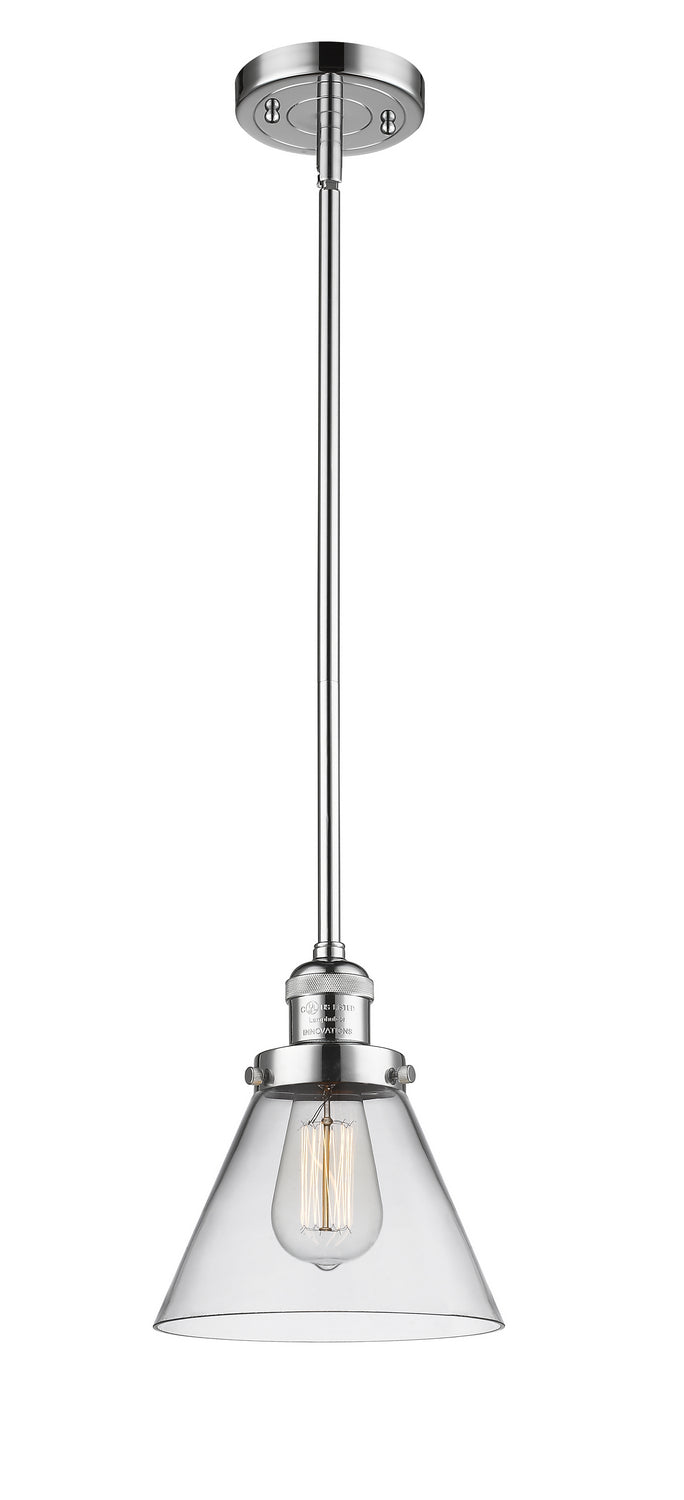 Innovations 201S-PC-G42 One Light Mini Pendant, Polished Chrome