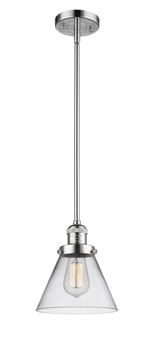 Innovations 201S-PC-G42 One Light Mini Pendant, Polished Chrome