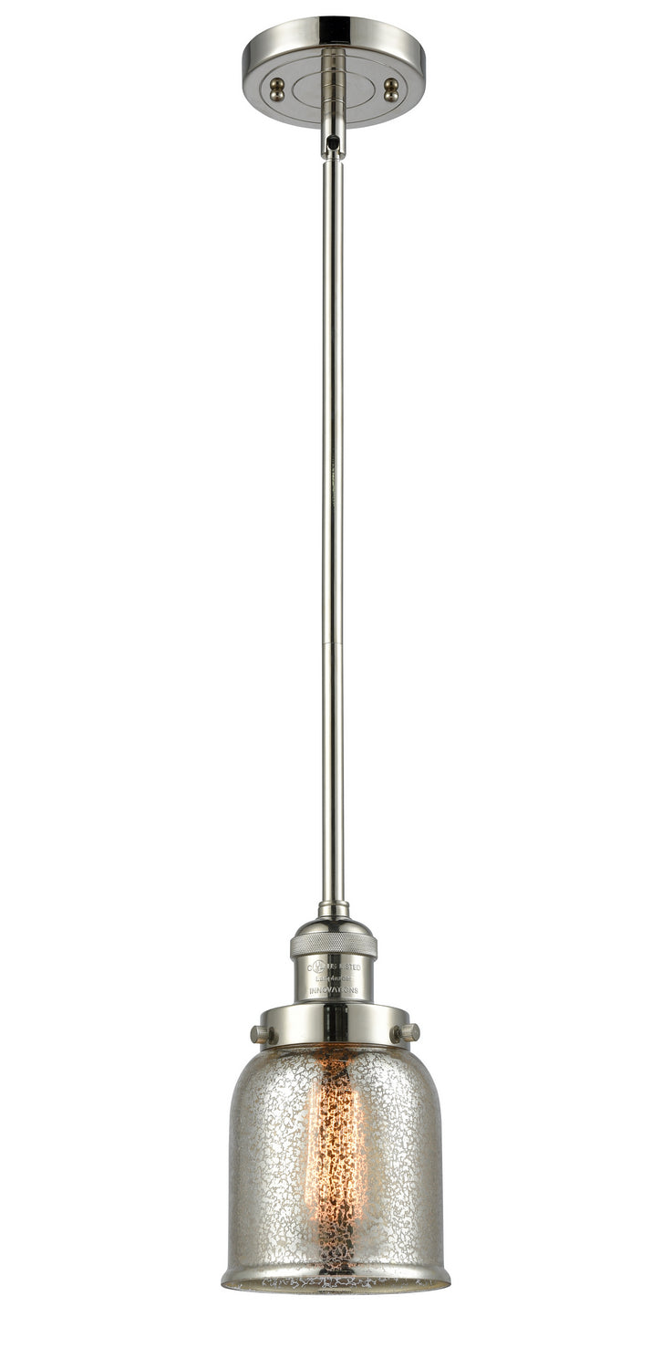 Innovations 201S-PN-G58 One Light Mini Pendant, Polished Nickel