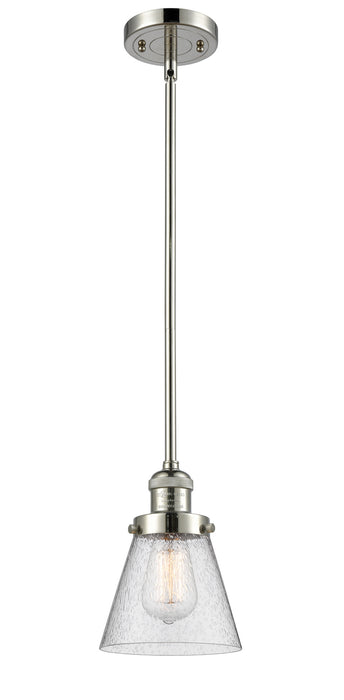Innovations 201S-PN-G64 One Light Mini Pendant, Polished Nickel