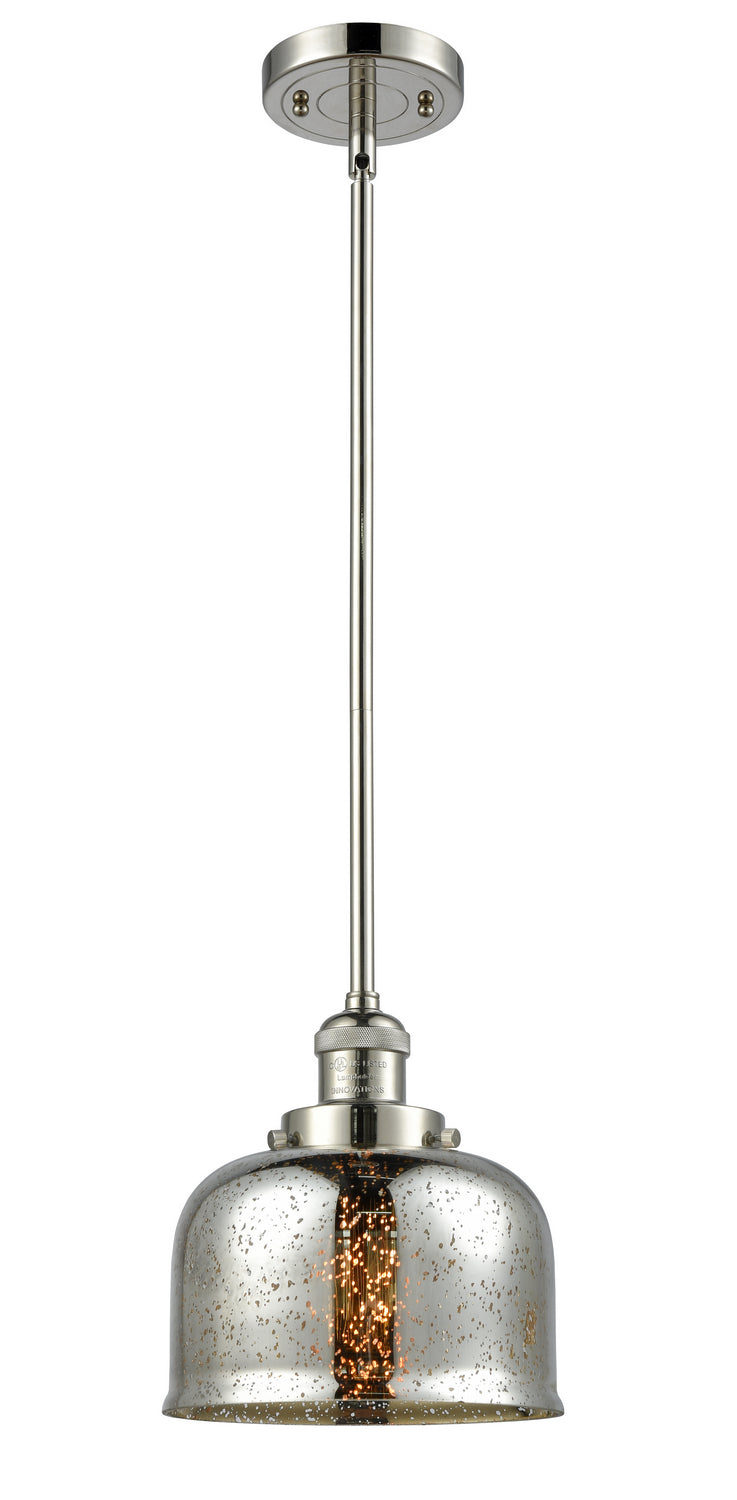 Innovations 201S-PN-G78 One Light Mini Pendant, Polished Nickel