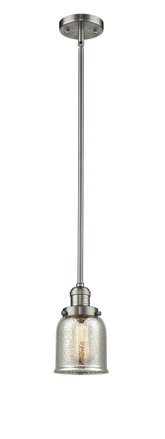 Innovations 201S-SN-G58 One Light Mini Pendant, Brushed Satin Nickel