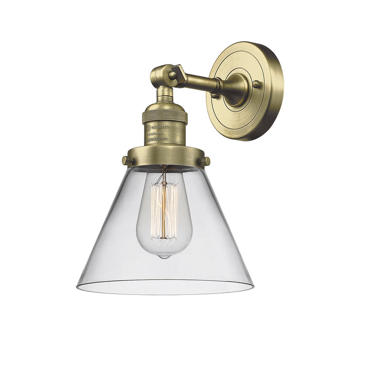 Innovations 203-AB-G42-LED LED Wall Sconce, Antique Brass