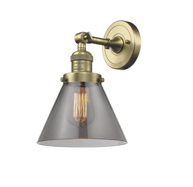Innovations 203-AB-G43-LED LED Wall Sconce, Antique Brass
