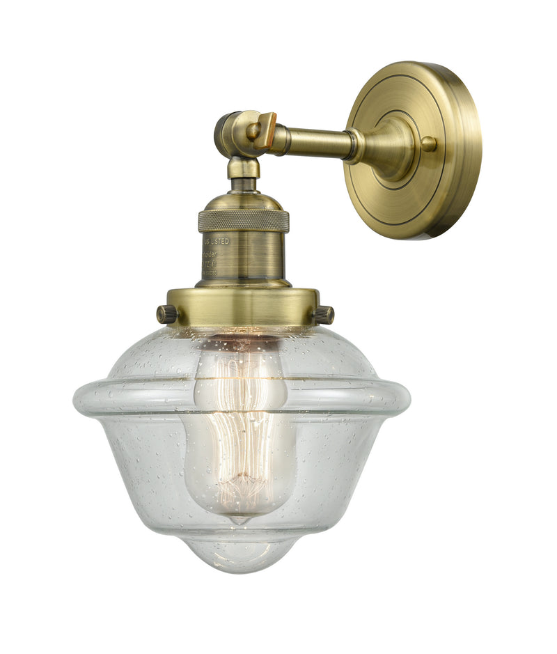 Innovations 203-AB-G534-LED LED Wall Sconce, Antique Brass