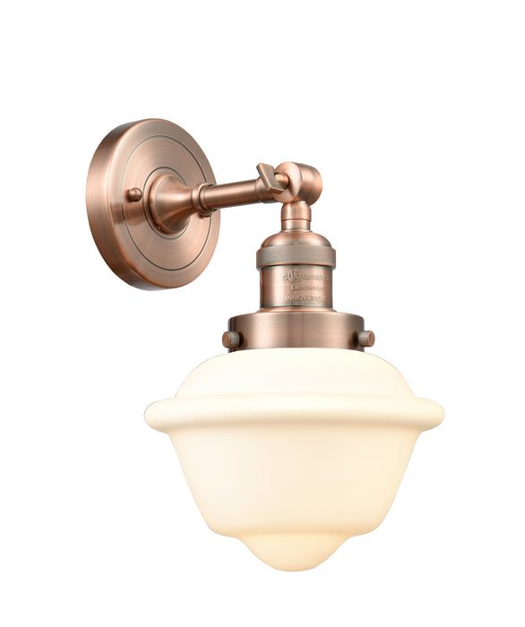 Innovations 203-AC-G531 One Light Wall Sconce, Antique Copper
