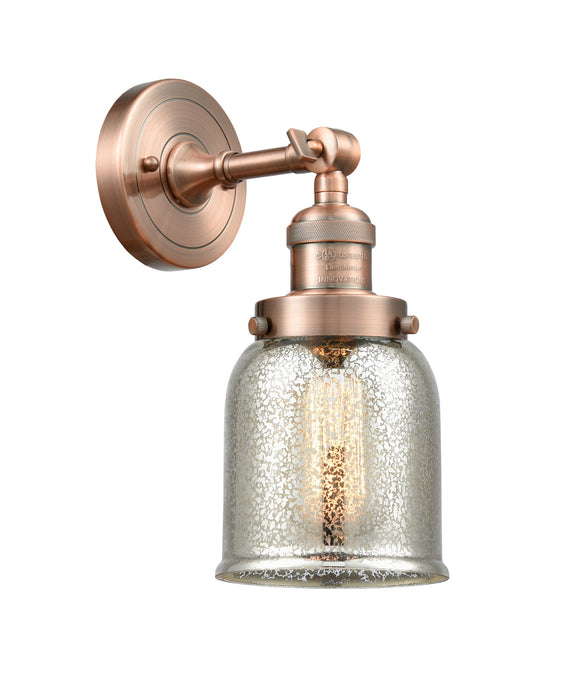 Innovations 203-AC-G58 One Light Wall Sconce, Antique Copper