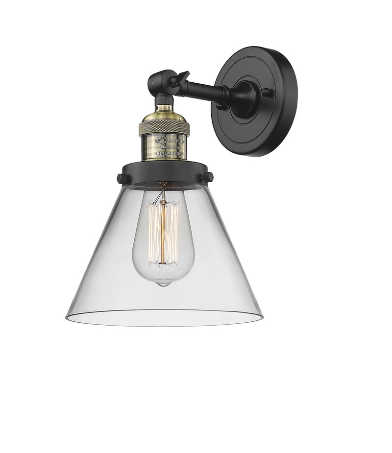 Innovations 203-BAB-G42-LED LED Wall Sconce, Black Antique Brass