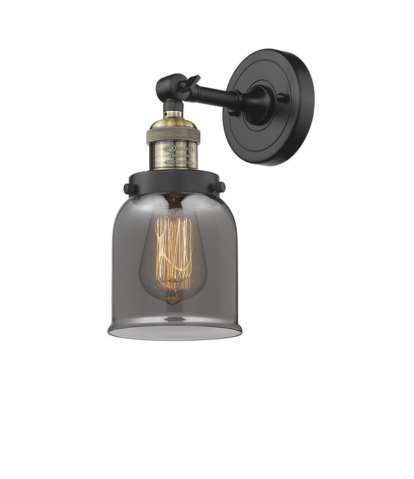 Innovations 203-BAB-G53 One Light Wall Sconce, Black Antique Brass