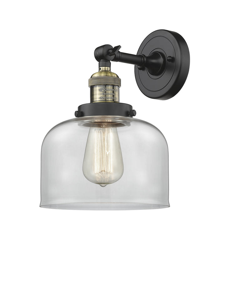 Innovations 203-BAB-G72 One Light Wall Sconce, Black Antique Brass