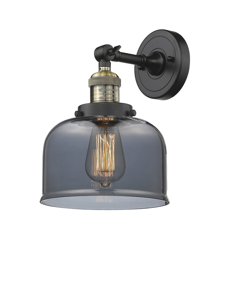 Innovations 203-BAB-G73-LED LED Wall Sconce, Black Antique Brass