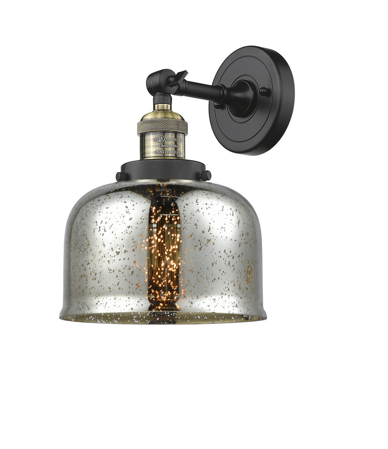 Innovations 203-BAB-G78 One Light Wall Sconce, Black Antique Brass