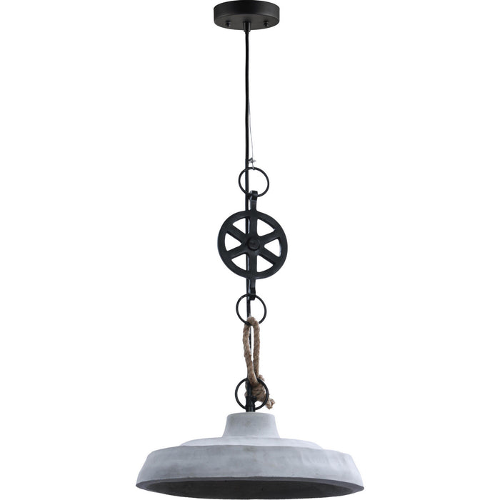 Renwil LPC4049 One Light Ceiling Fixture, Light Grey