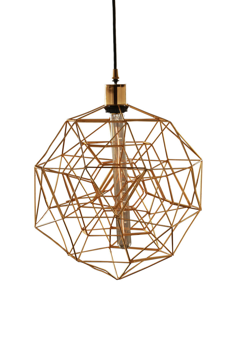 Renwil LPC4058 One Light Ceiling Fixture, Gold Plated