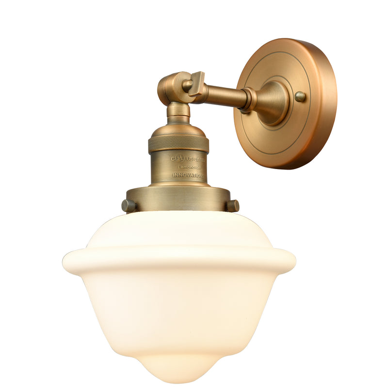 Innovations 203-BB-G531 One Light Wall Sconce, Brushed Brass