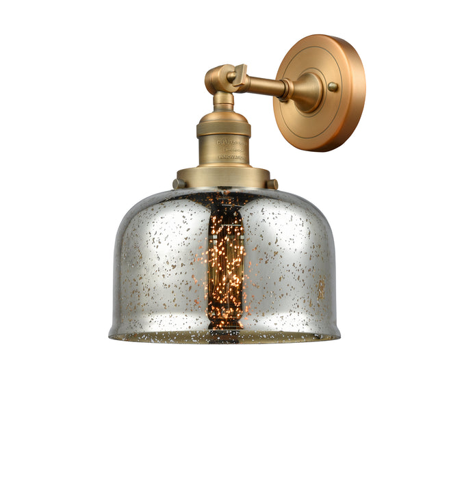 Innovations 203-BB-G78 One Light Wall Sconce, Brushed Brass