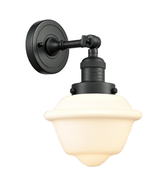 Innovations 203-BK-G531 One Light Wall Sconce, Matte Black