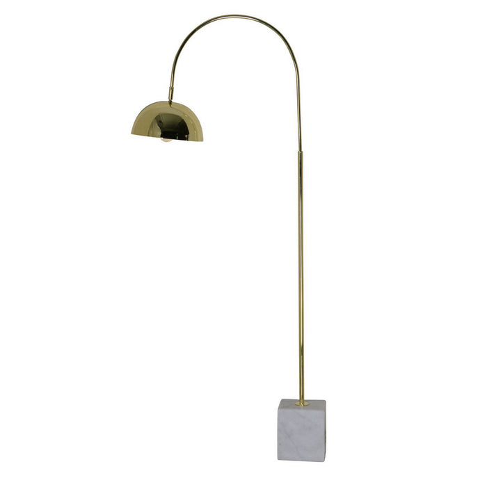 Renwil LPF3030 One Light Floor Lamp, Polished Brass