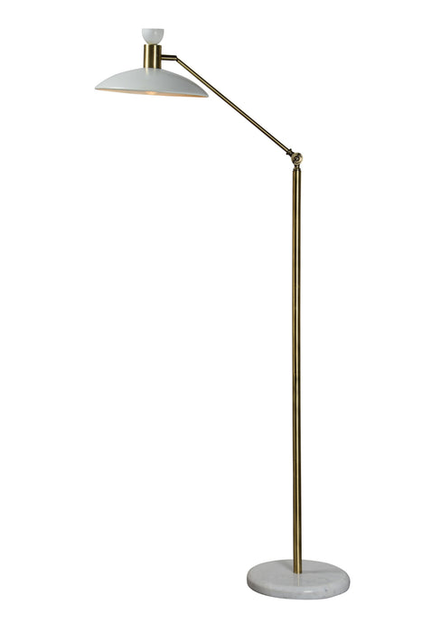Renwil LPF3037 One Light Floor Lamp, Polished Brass