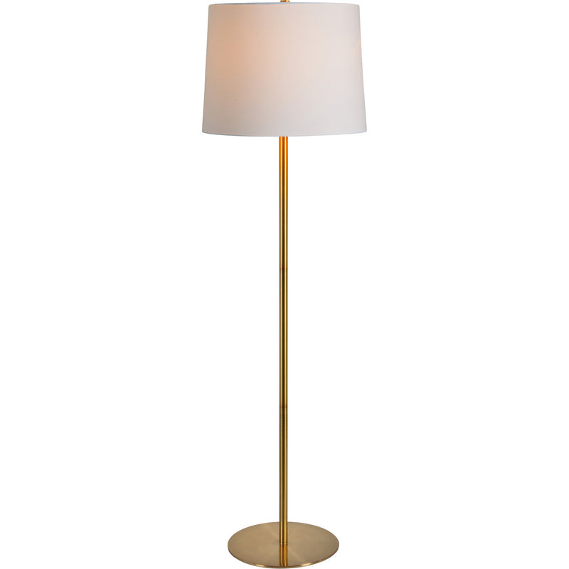 Renwil LPF3066 One Light Floor Lamp, Antique Brass