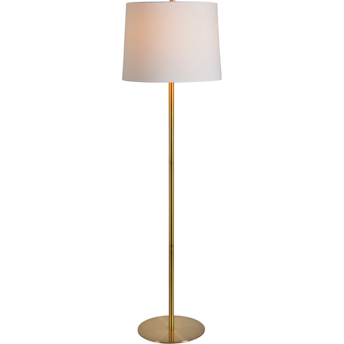 Renwil LPF3066 One Light Floor Lamp, Antique Brass