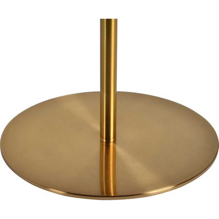 Renwil LPF3066 One Light Floor Lamp, Antique Brass