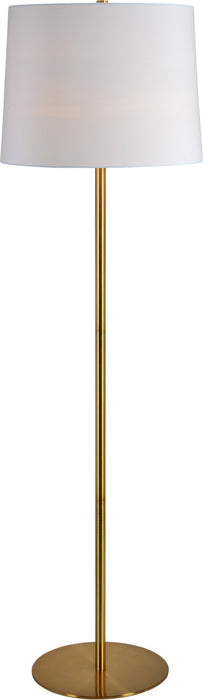 Renwil LPF3066 One Light Floor Lamp, Antique Brass