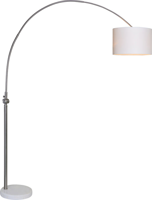 Renwil LPF3071 One Light Floor Lamp, Brushed Nickel