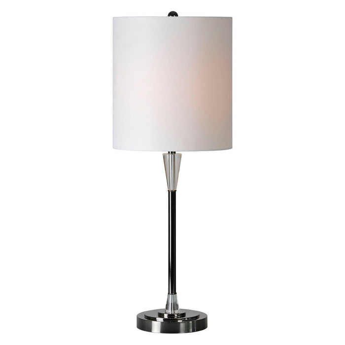Renwil LPT499 One Light Table Lamp, Black Chrome